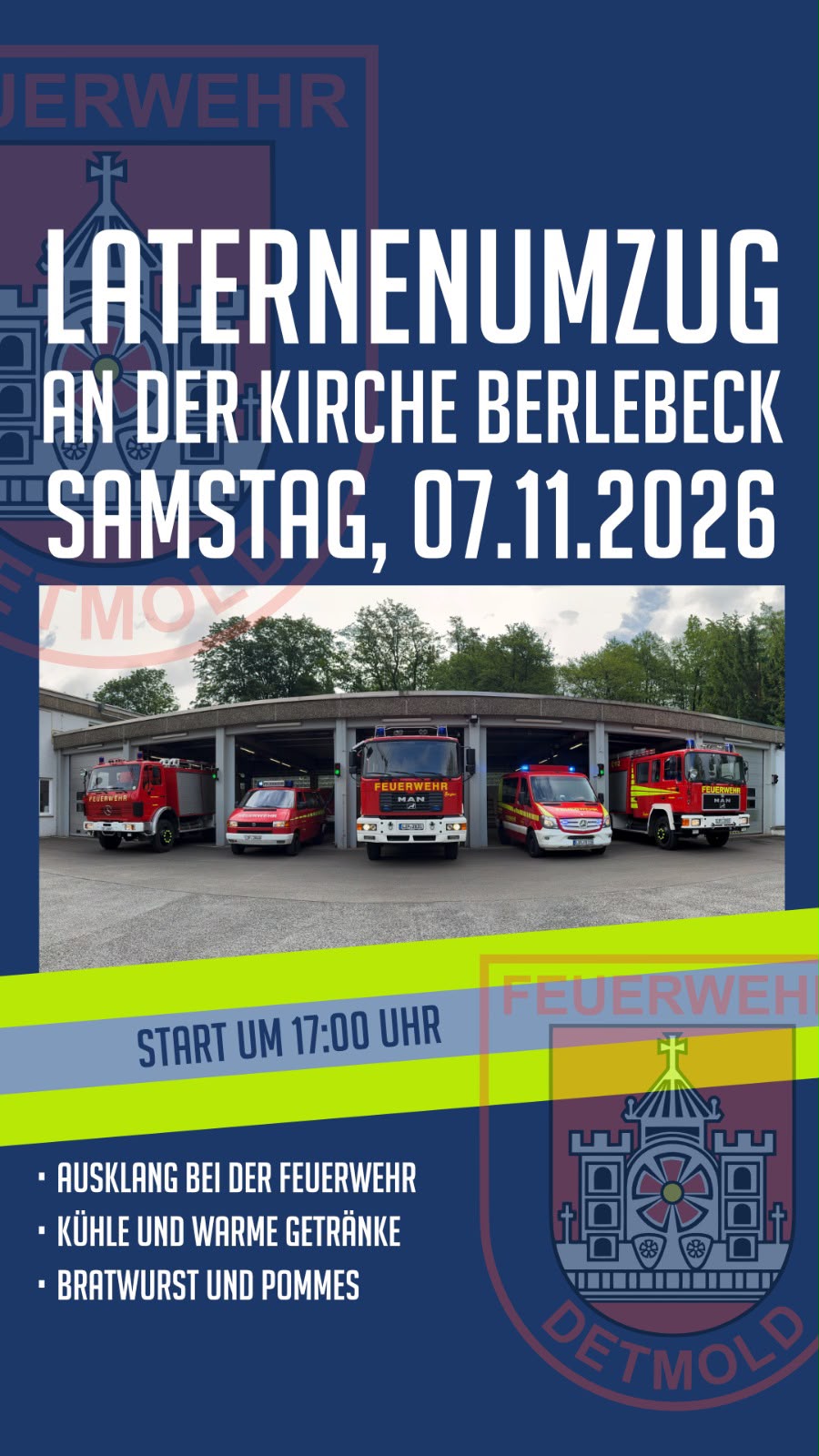 Laternenumzug Löschzug Detmold Süd 07.11.2026
